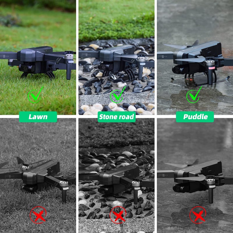 HeiyRC Landing Gear for Ruko F11 PRO/F11 GIM2 Drone Foldable Extensions Quick Release Heightened Extended Leg Kit for Ruko F11 GIM/F11 Pro/Contixo F24 Pro/F35/Sjrc F11S Accessories - Image 3